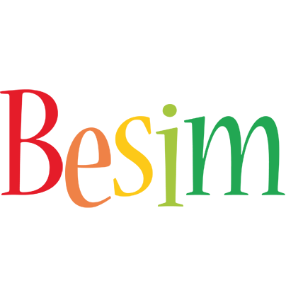 Besim birthday logo