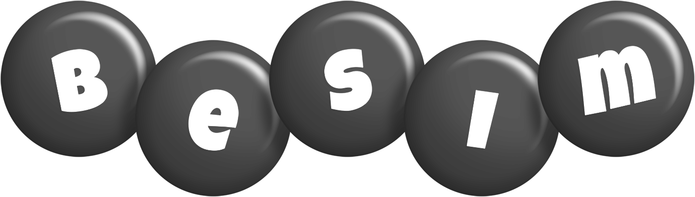 Besim candy-black logo
