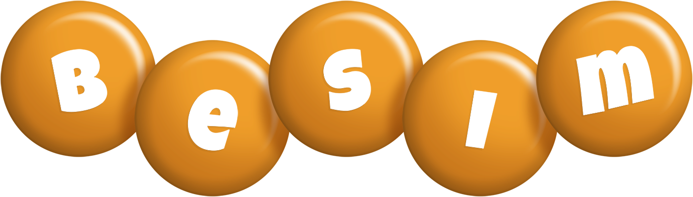 Besim candy-orange logo
