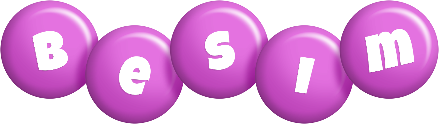 Besim candy-purple logo