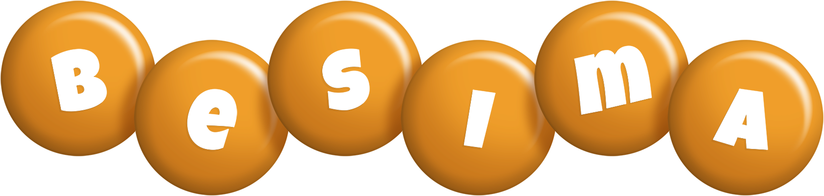 Besima candy-orange logo