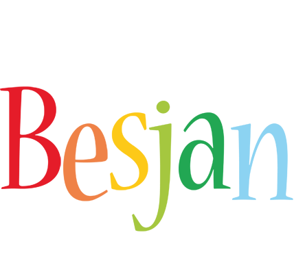 Besjan birthday logo