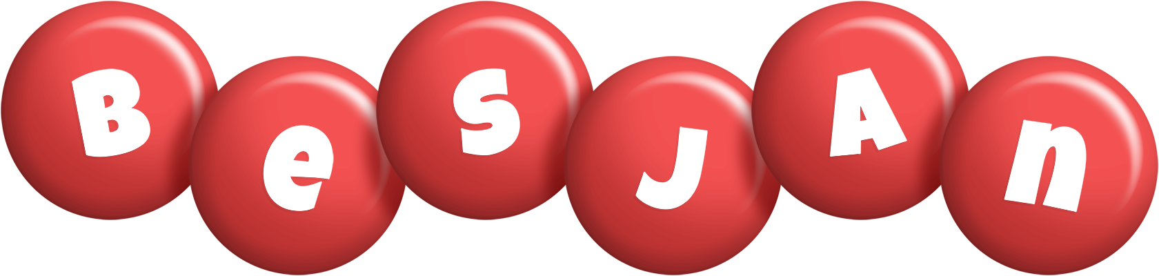 Besjan candy-red logo