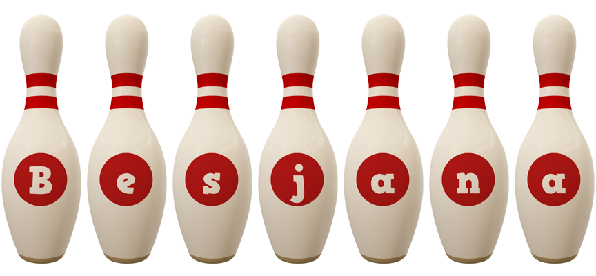 Besjana bowling-pin logo