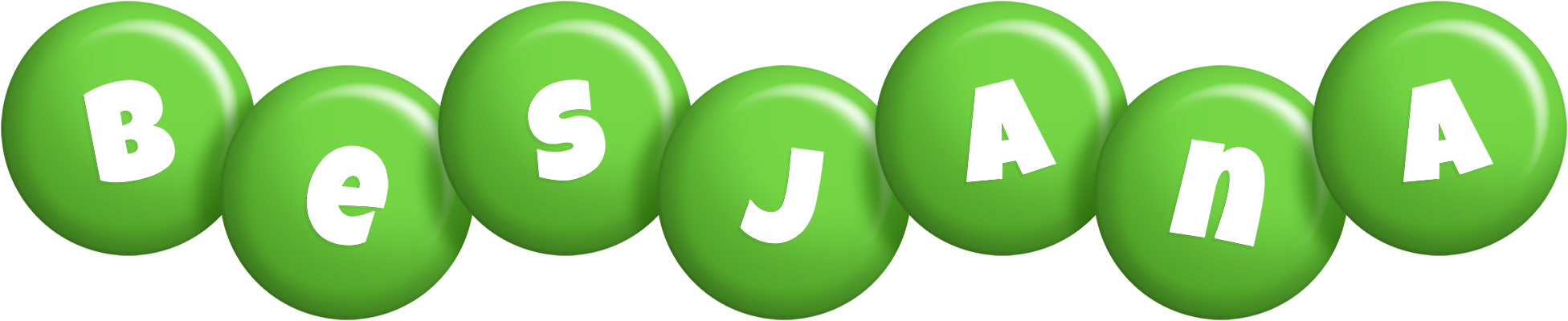 Besjana candy-green logo