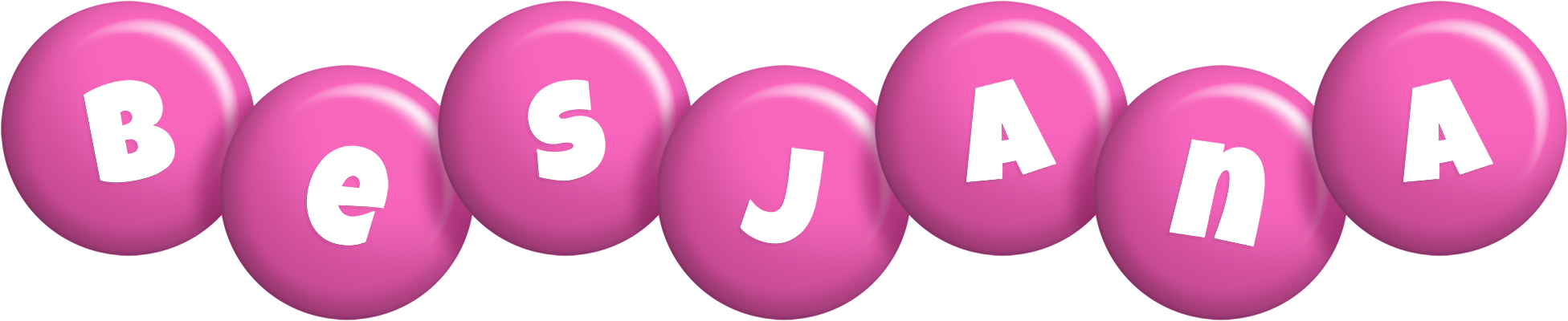Besjana candy-pink logo