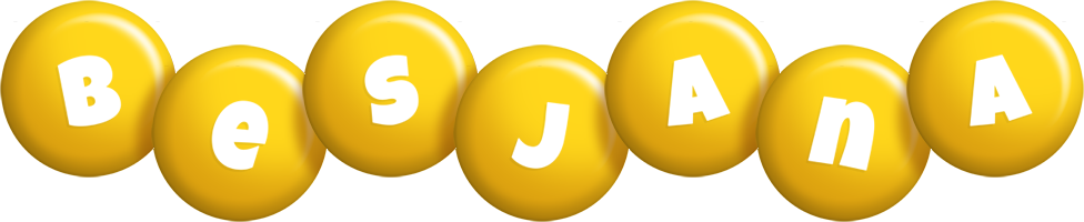 Besjana candy-yellow logo