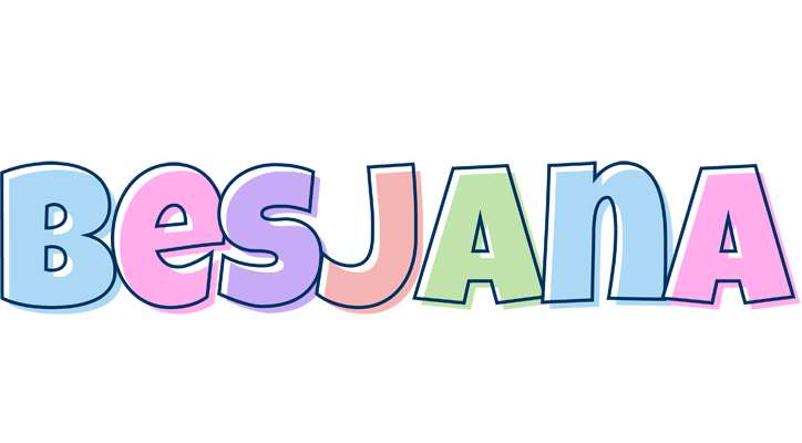 Besjana pastel logo