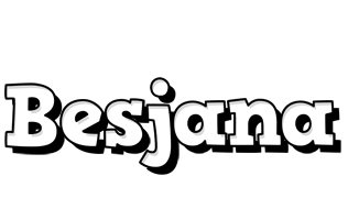 Besjana snowing logo