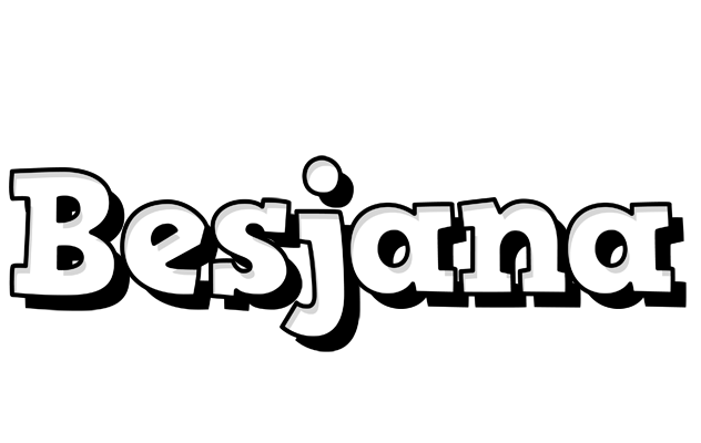 Besjana snowing logo