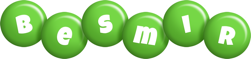 Besmir candy-green logo