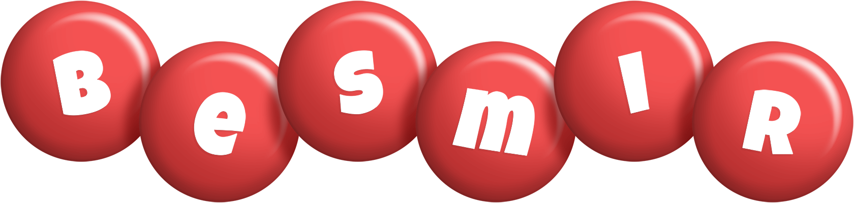 Besmir candy-red logo