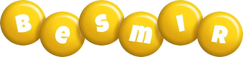 Besmir candy-yellow logo