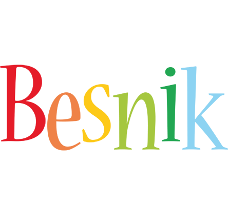 Besnik birthday logo