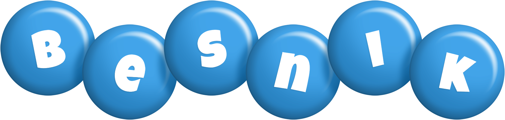 Besnik candy-blue logo