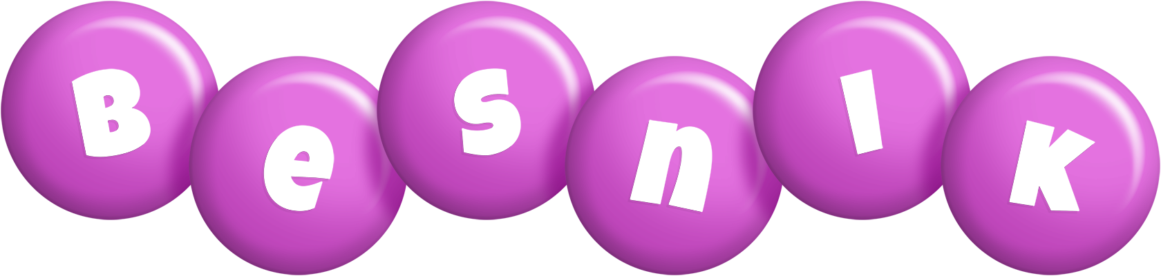 Besnik candy-purple logo