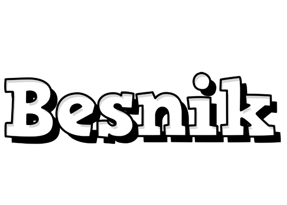 Besnik snowing logo