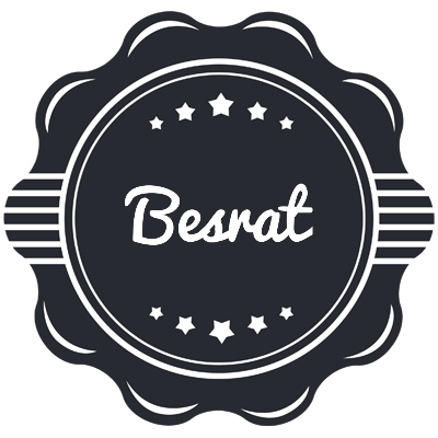 Besrat badge logo