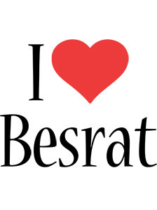 Besrat i-love logo