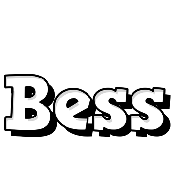 Bess snowing logo