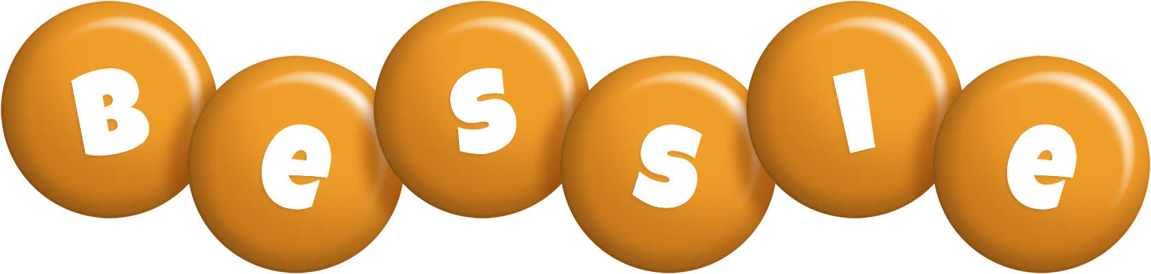 Bessie candy-orange logo