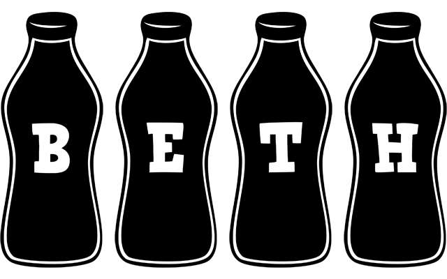 Beth bottle logo