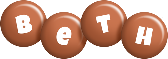 Beth candy-brown logo