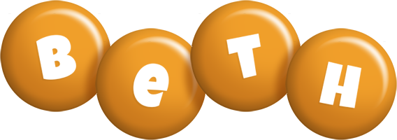Beth candy-orange logo
