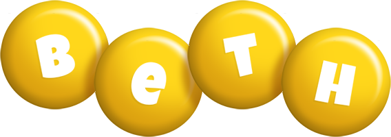 Beth candy-yellow logo