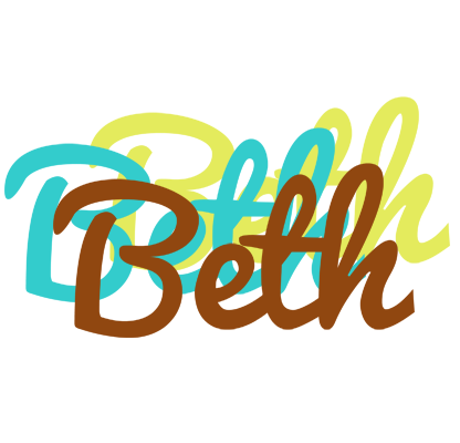 Beth cupcake logo