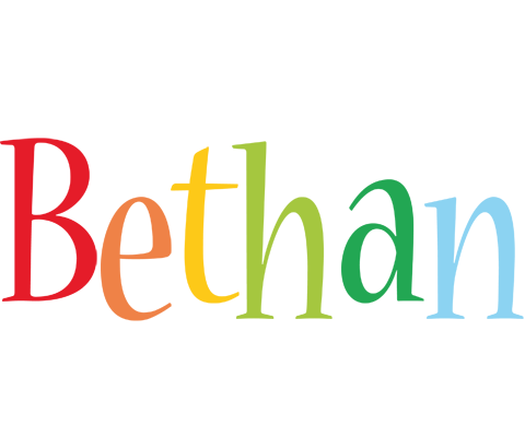 Bethan birthday logo