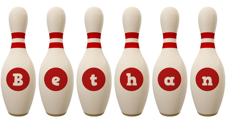 Bethan bowling-pin logo