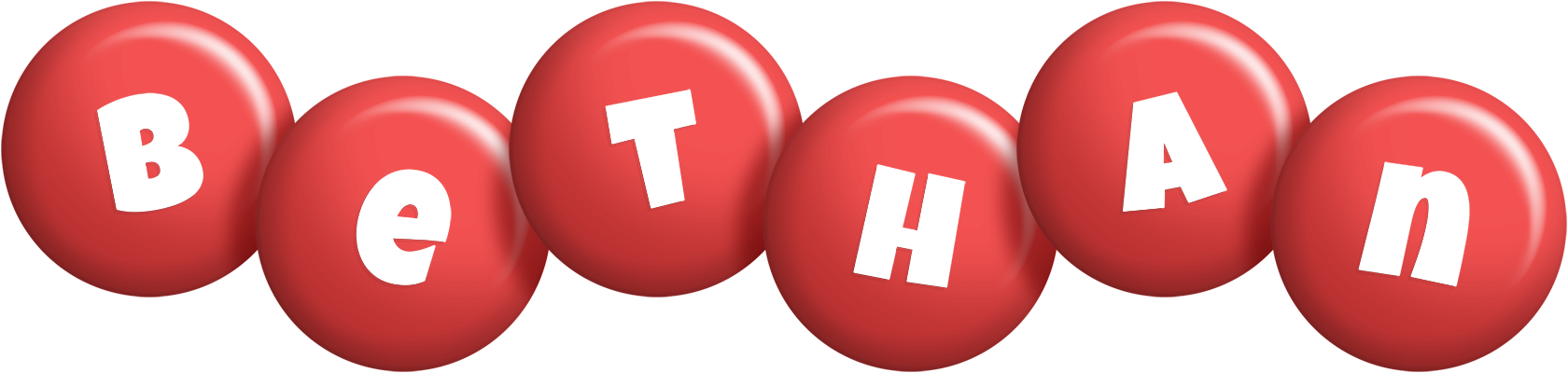 Bethan candy-red logo