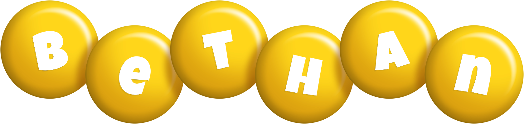 Bethan candy-yellow logo