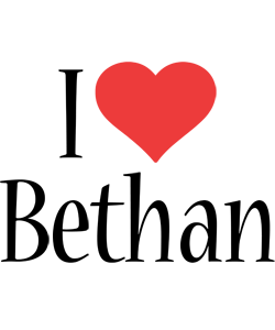 Bethan i-love logo