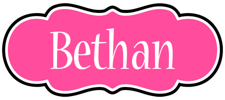 Bethan invitation logo
