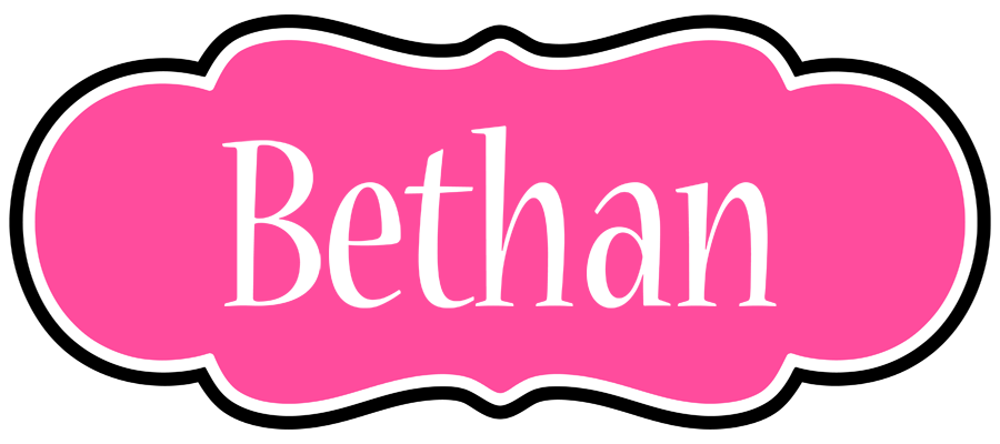 Bethan invitation logo