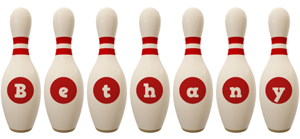 Bethany bowling-pin logo