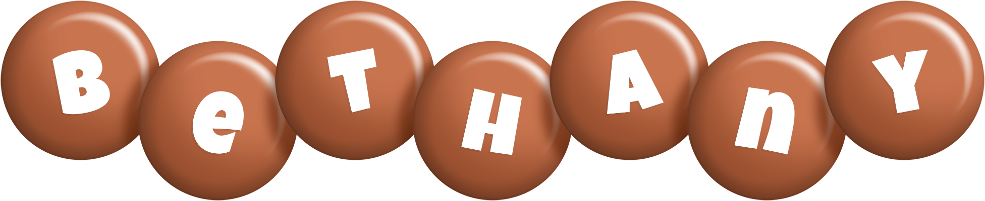 Bethany candy-brown logo