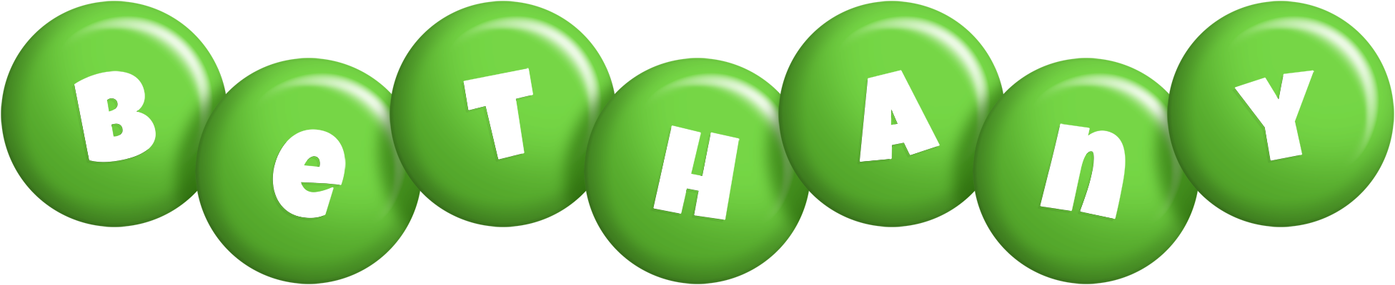 Bethany candy-green logo
