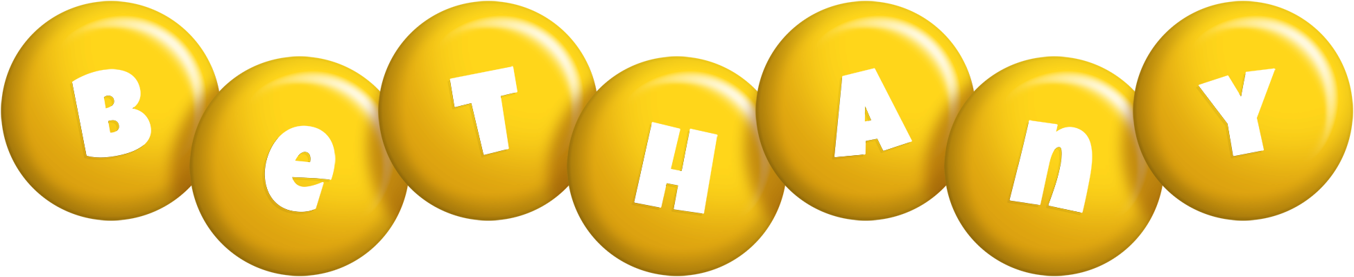Bethany candy-yellow logo