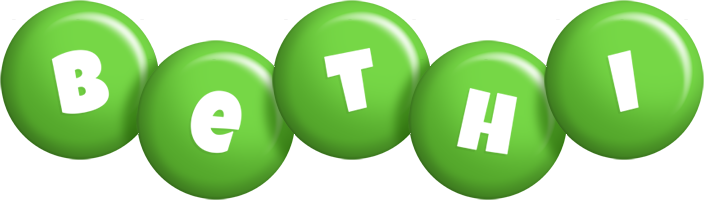 Bethi candy-green logo