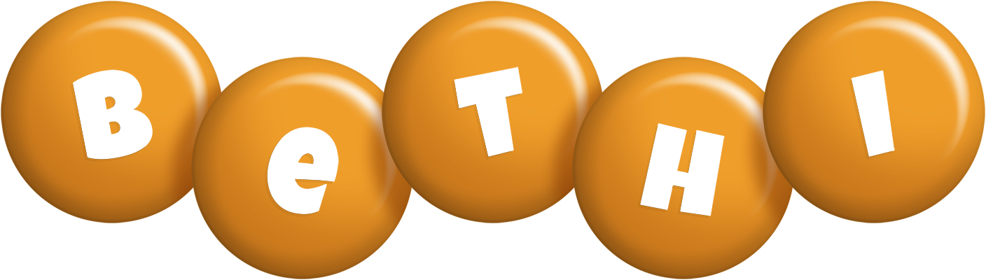 Bethi candy-orange logo
