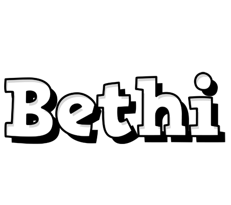 Bethi snowing logo