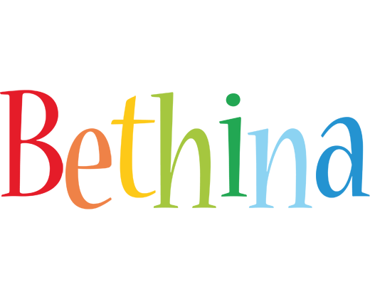 Bethina birthday logo