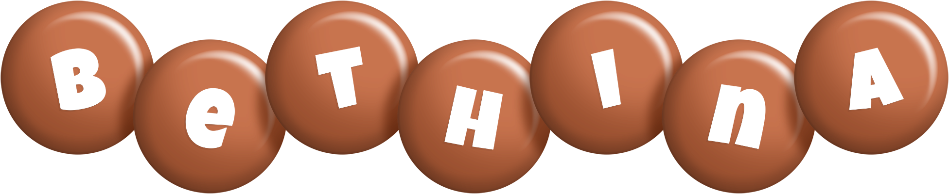 Bethina candy-brown logo