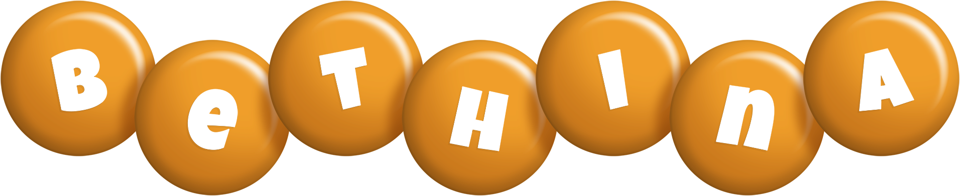 Bethina candy-orange logo