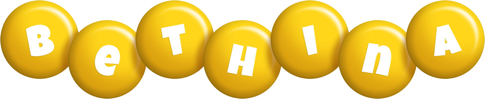 Bethina candy-yellow logo