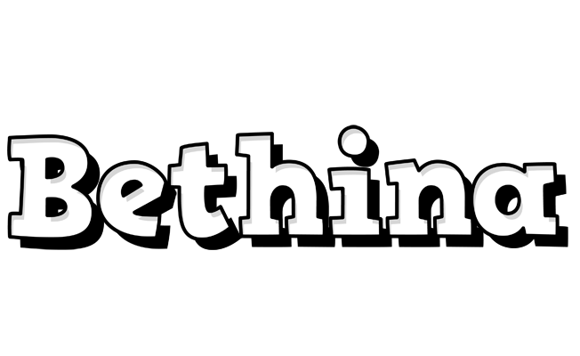 Bethina snowing logo