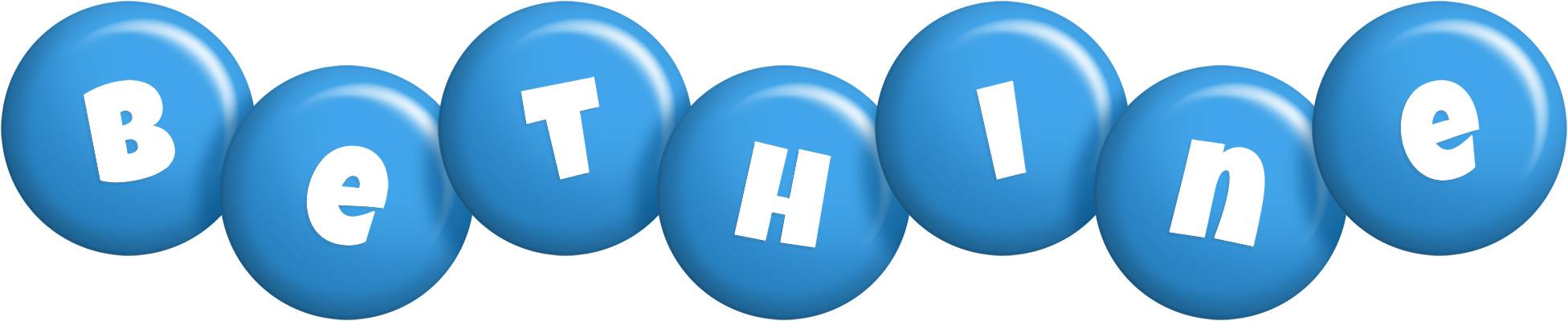 Bethine candy-blue logo
